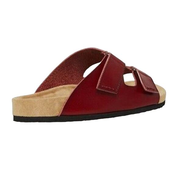 STEVE MADDEN Men\'s Tisson Double Strap Sandals Cognac 12